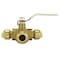 Apollo 1/2 in. Brass Push-To-Connect 3-Way Ball Valve FSBBV312 - alternate 3